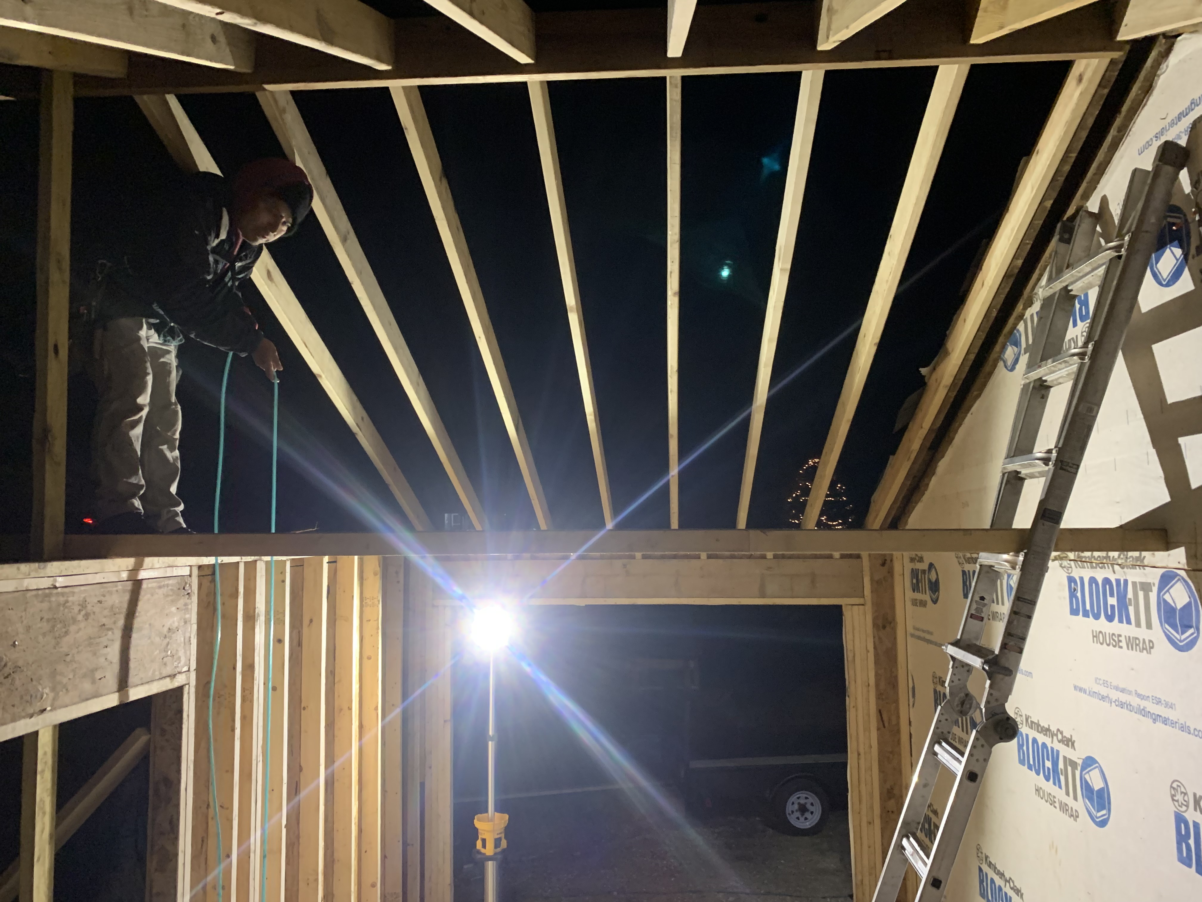 Attic framing and rafters Milwaukee