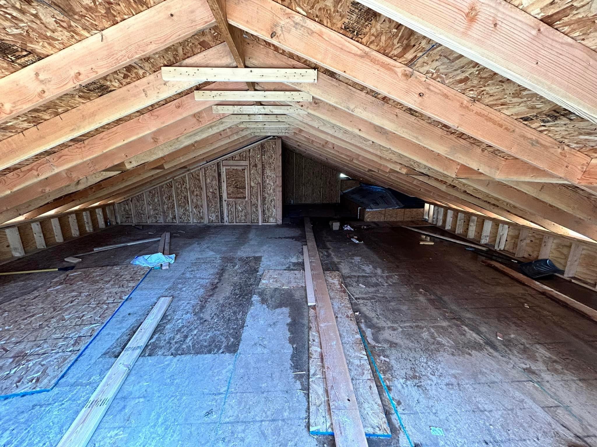 Attic interior space conversion Milwaukee