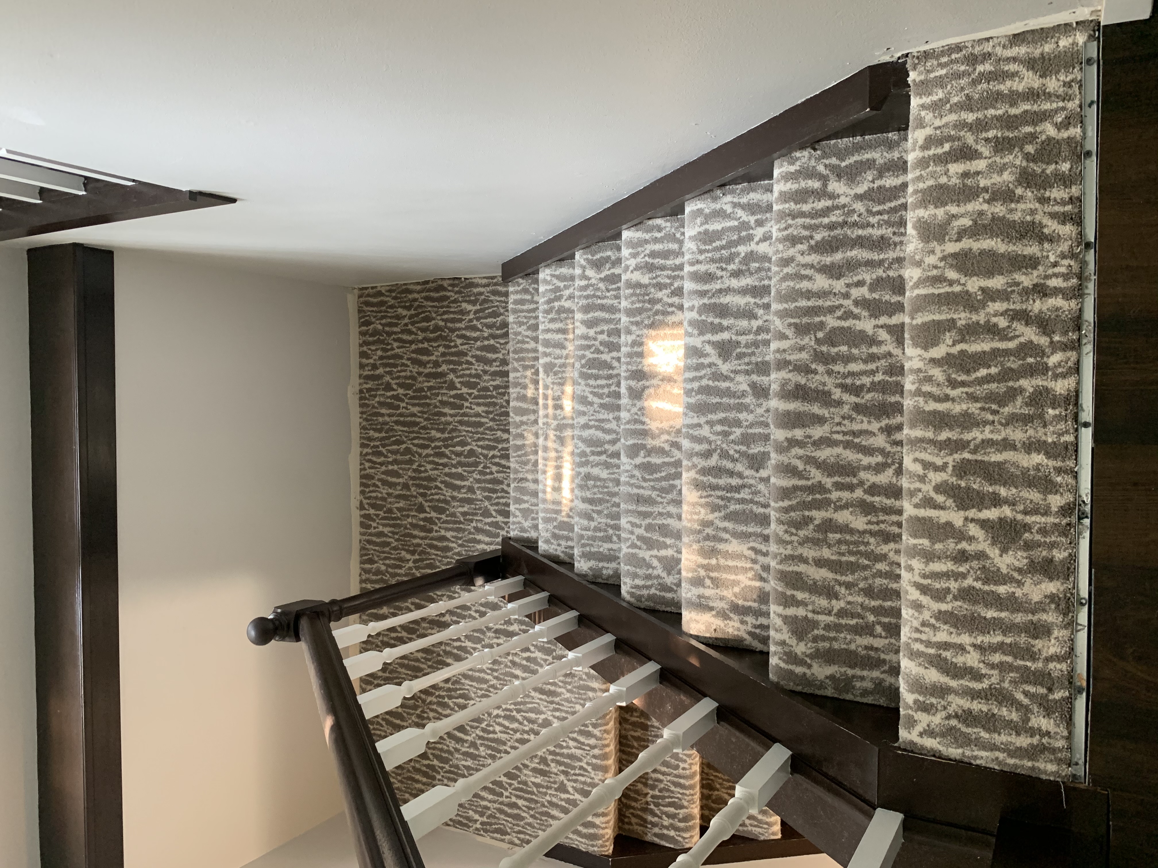 Carpet flooring installation stairs