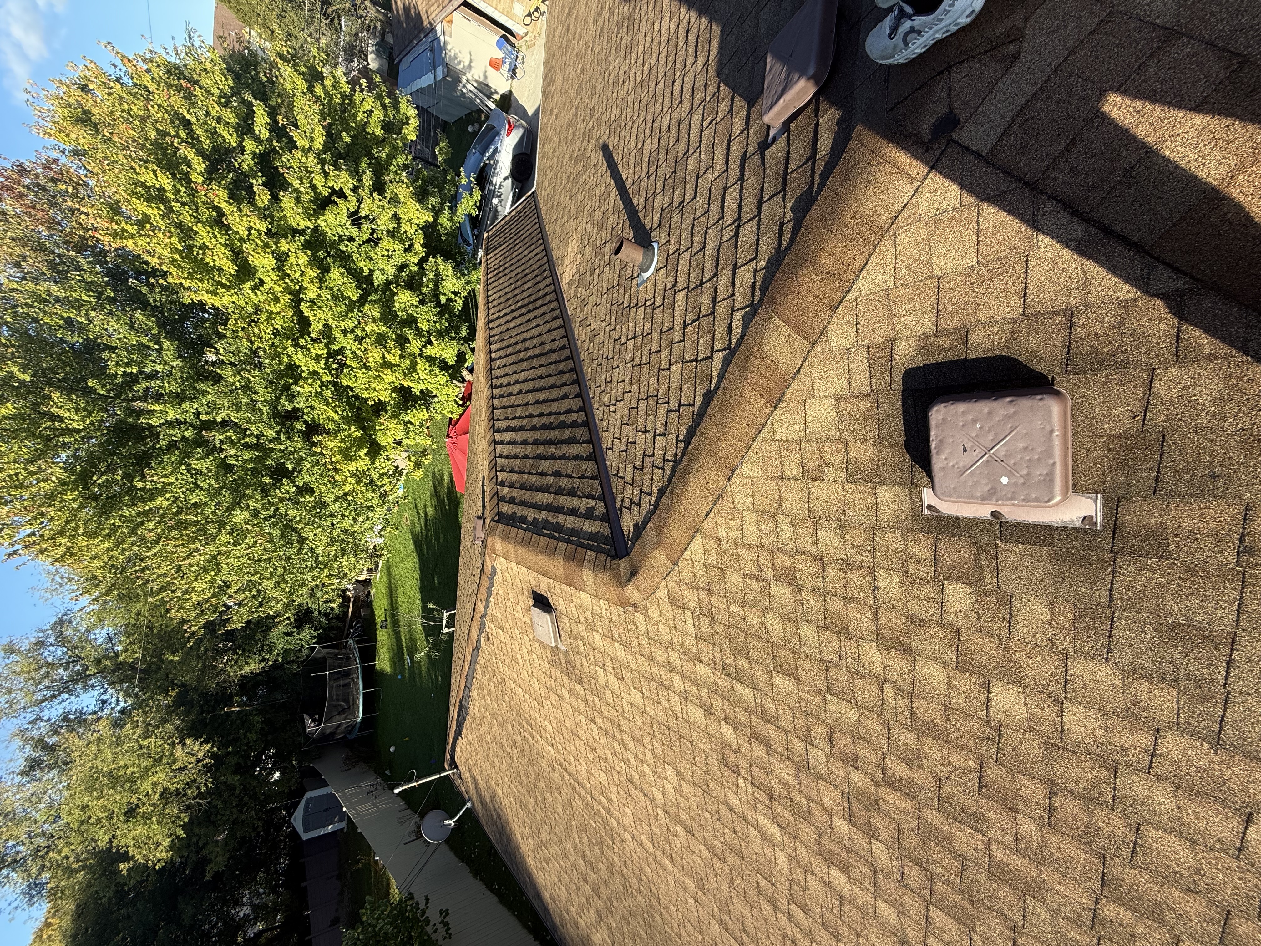 Aerial roofing shot Milwaukee