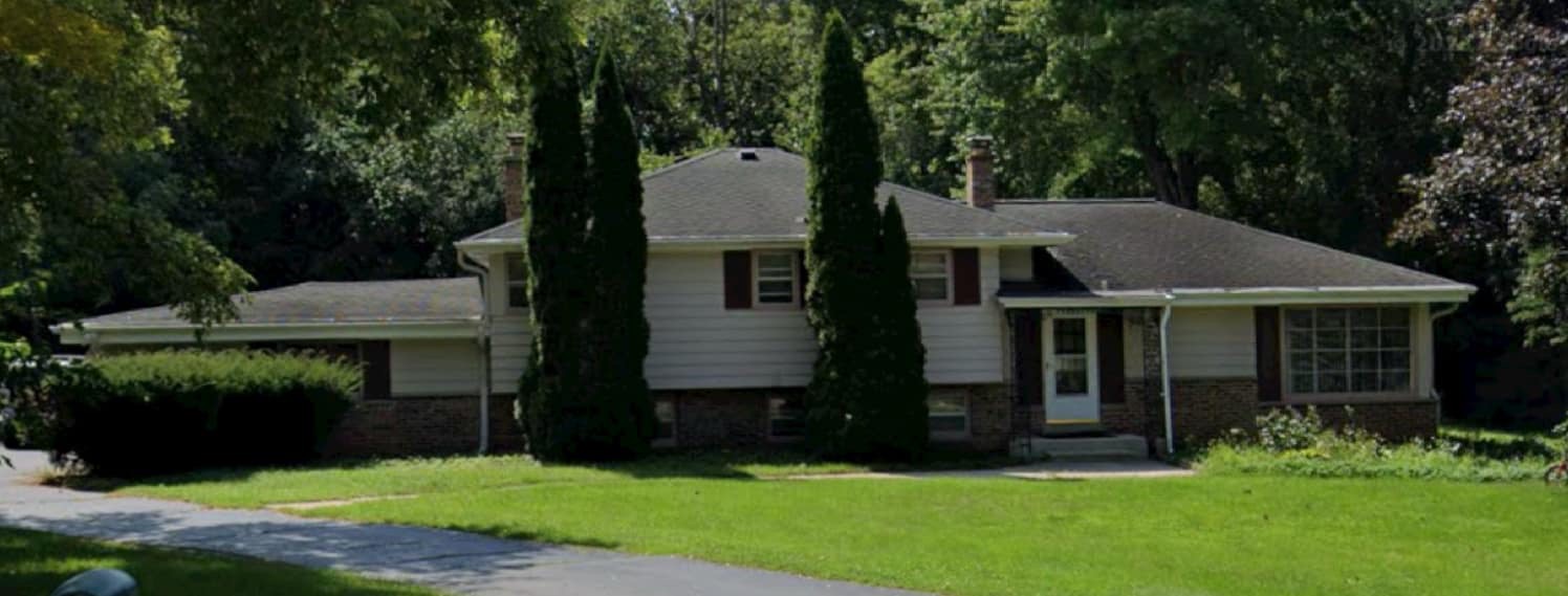 Before siding - old exterior
